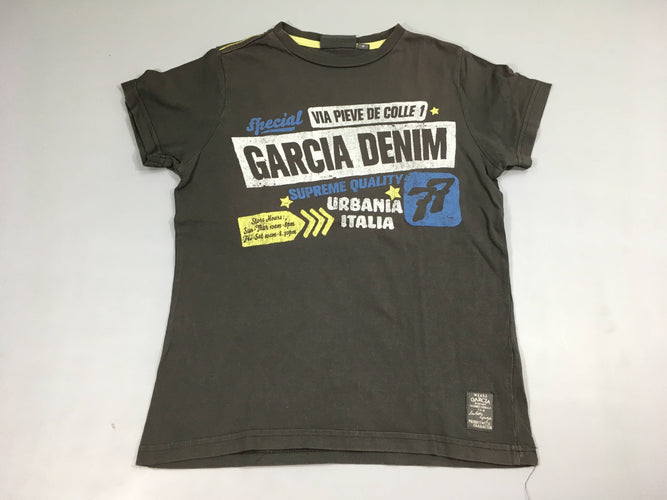 T-shirt m.c gris foncé Garcia, moins cher chez Petit Kiwi