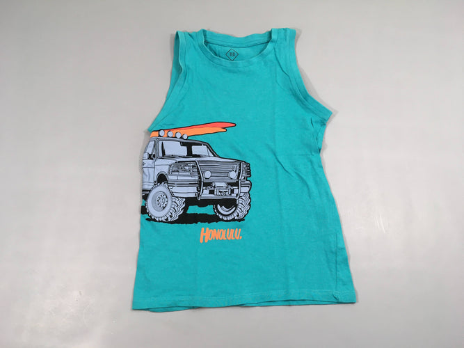 T-shirt s.m turquoise Honolulu, moins cher chez Petit Kiwi