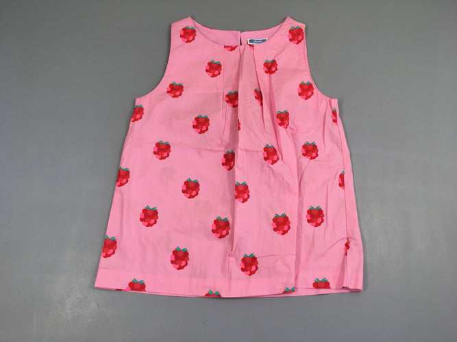 Robe s.m rose framboises, moins cher chez Petit Kiwi