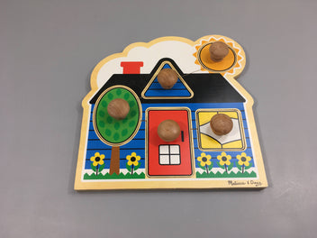 Melissa&Doug planche puzzle maison