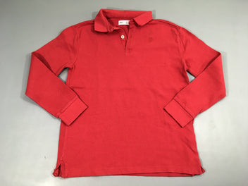 Polo ml rouge-Petite tache haut droite