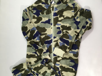 Surpyjama camouflage kaki-bleu