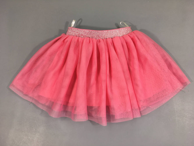 Jupe tulle rose pailletée, moins cher chez Petit Kiwi