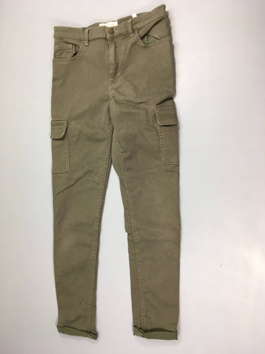 Pantalon cargo à revers kaki, moins cher chez Petit Kiwi