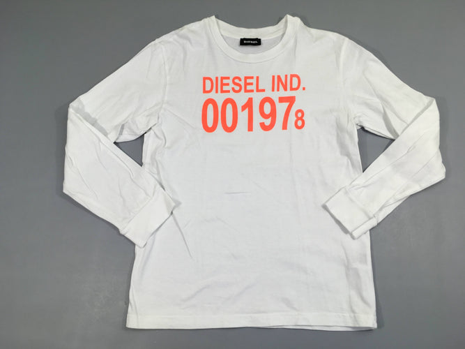 T-shirt m.l blanc Diesel, moins cher chez Petit Kiwi