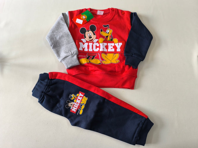 NEUF! Training 2pcs rouge/bleu marine/gris Mickey et Pluto, moins cher chez Petit Kiwi