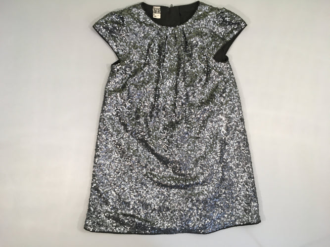 Robe m.c noire sequins, moins cher chez Petit Kiwi