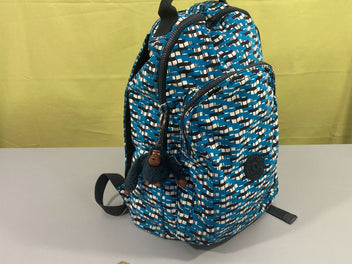 Sac à dos bleu motifs, 1 grand compartiment