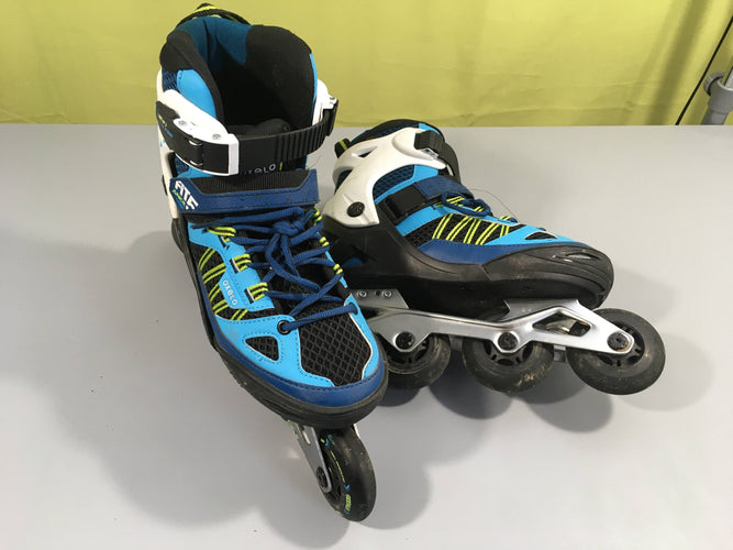 Rollers bleu/noir/blanc Fit 5 junior, 38-41, moins cher chez Petit Kiwi