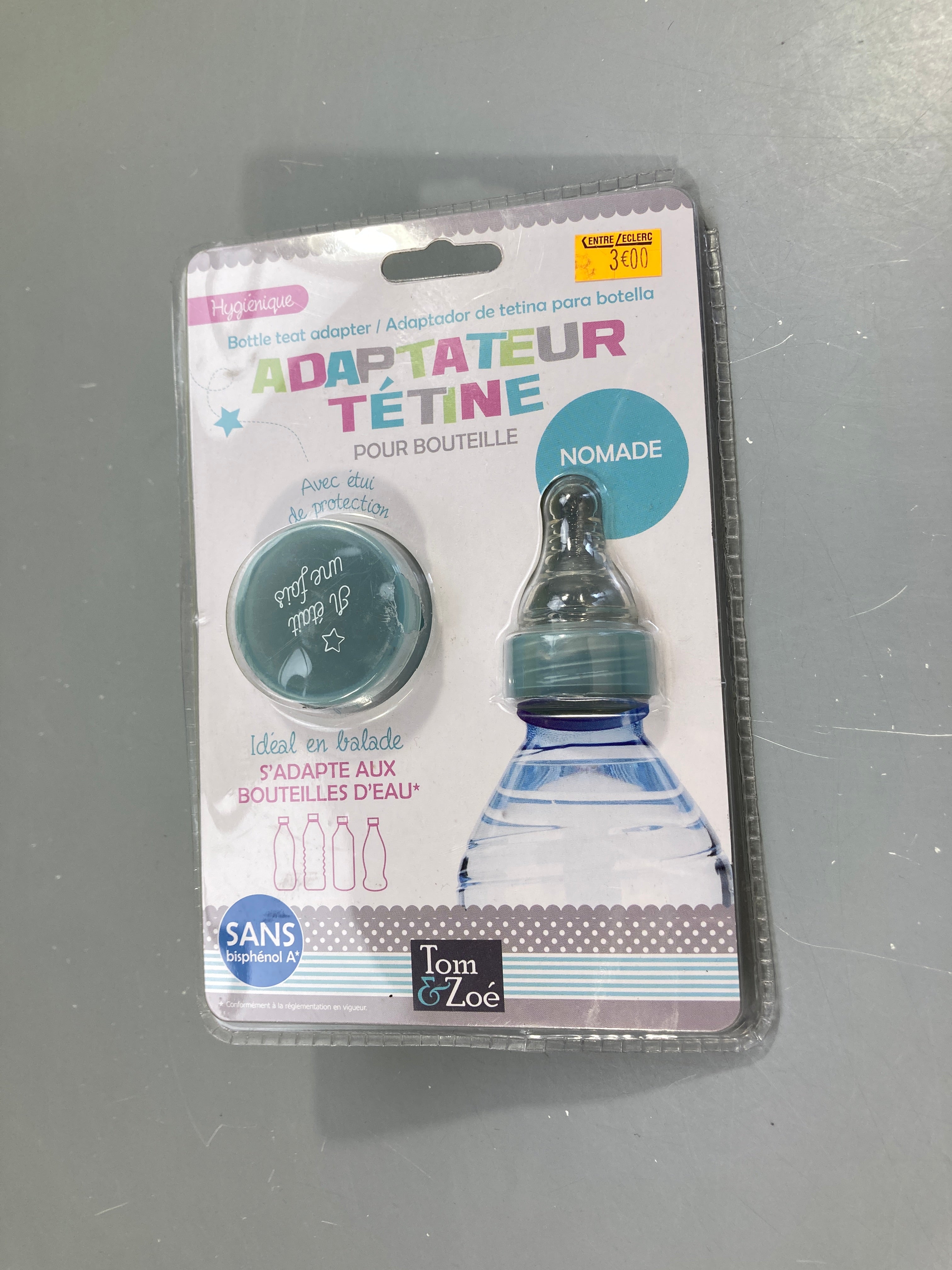 NEUF Adapateur tétine pour bouteille