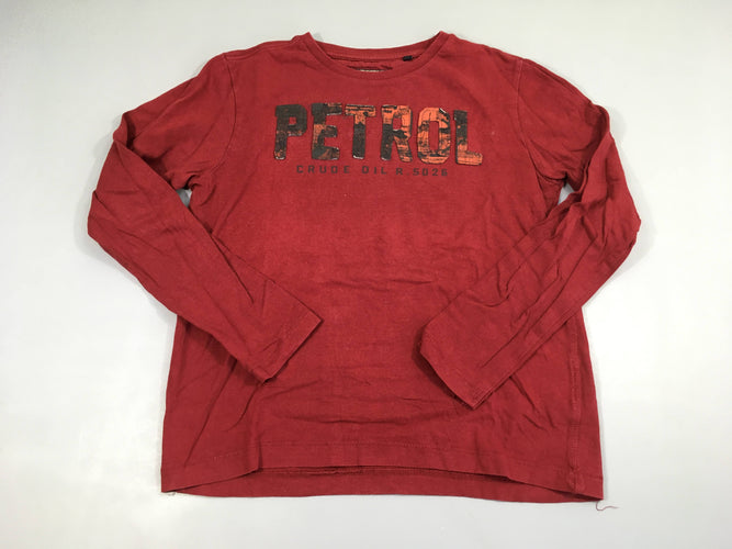 T-shirt m.l bordeau Petrol texturé, moins cher chez Petit Kiwi