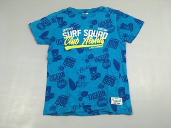 T-shirt m.c bleu flammé Surf Souad