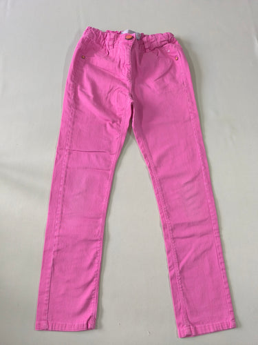 Pantalon slim rose étoiles sur une poche, moins cher chez Petit Kiwi