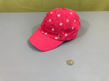 Casquette rose vif étoiles