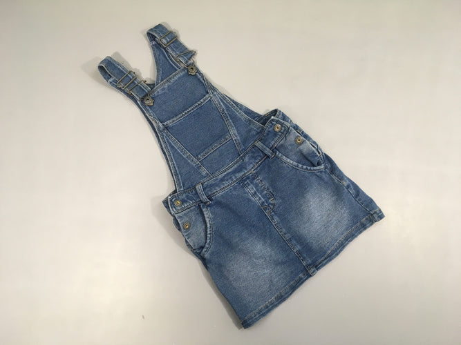 Robe salopette jean, moins cher chez Petit Kiwi