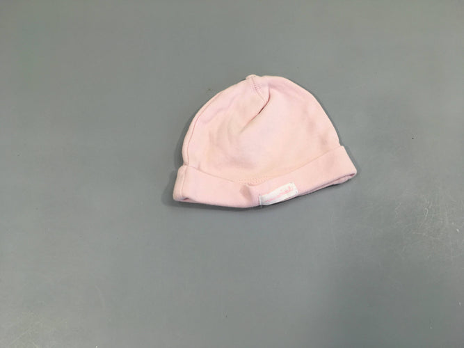 Bonnet jersey rose pâle 50 cm, moins cher chez Petit Kiwi