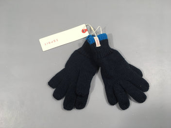 NEUF gants bleu marine