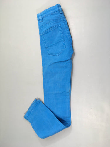 Pantalon bleu effet délavé, moins cher chez Petit Kiwi