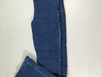 Jeans bleu foncé doublé velours