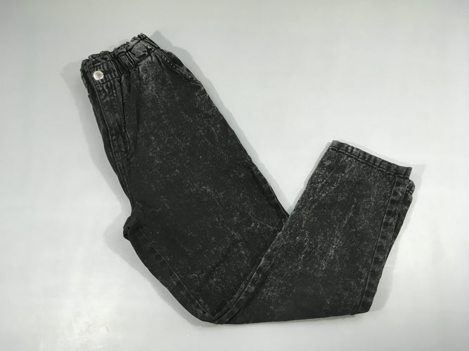 Jeans large noir effet délavé, moins cher chez Petit Kiwi