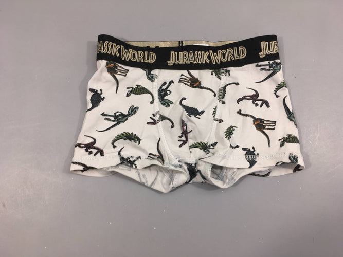 Boxer blanc dinos, moins cher chez Petit Kiwi