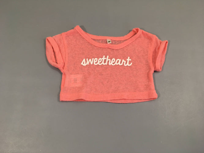 Pull fin rose Sweetheart, moins cher chez Petit Kiwi