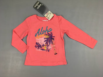 NEUF t-shirt m.l rose Aloha