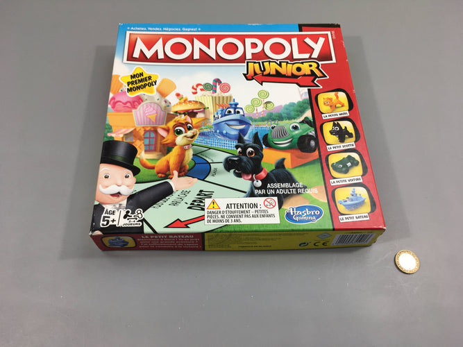 Complet Monopoly Junior, 5+, moins cher chez Petit Kiwi