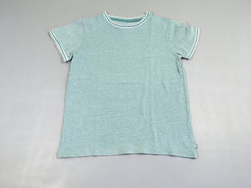 T-shirt m.c cotton piqué vert-bleu