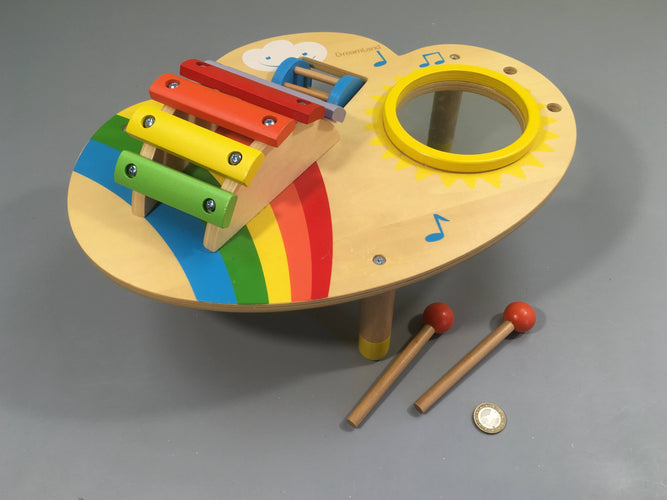 Petite table d'éveil musicale (H-12cm), moins cher chez Petit Kiwi