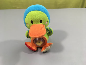 Peluche canard avec boule grelot