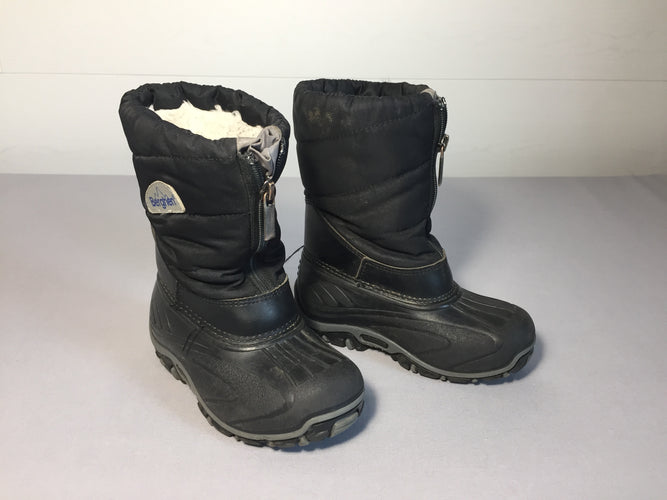 Bottes de neige noires - BERGHEN - 25-26, moins cher chez Petit Kiwi