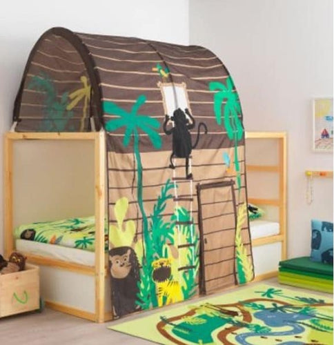 Tente de lit Kura, animaux sauvages, moins cher chez Petit Kiwi