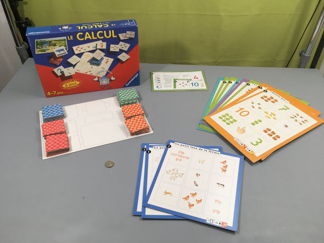 Le calcul, 4-7a - complet, moins cher chez Petit Kiwi