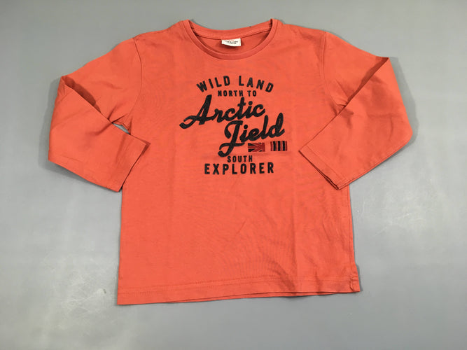 T-shirt m.l orange Arctic, moins cher chez Petit Kiwi