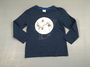 T-shirt m.l bleu constellation chien