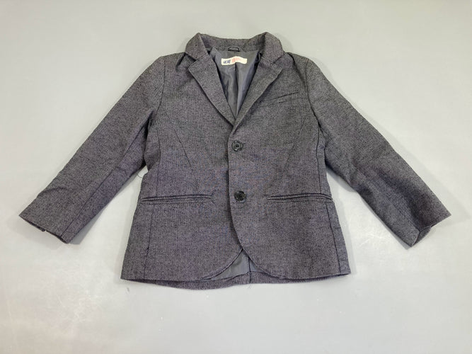 Veste blazer gris chiné, moins cher chez Petit Kiwi