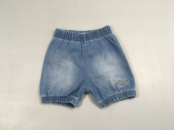 Short denim arrière avec froufrous, Bess