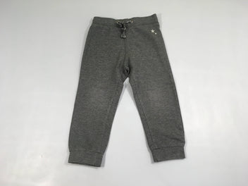 Pantalon molleton gris chiné