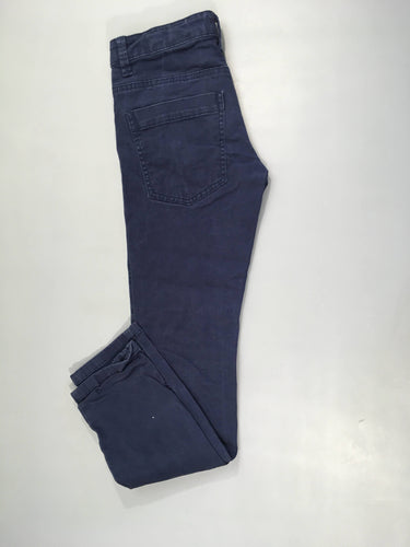 Pantalon bleu foncé, moins cher chez Petit Kiwi