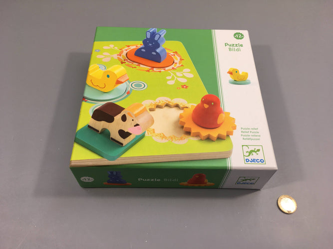 Puzzle Bildi en bois, 12m+, moins cher chez Petit Kiwi