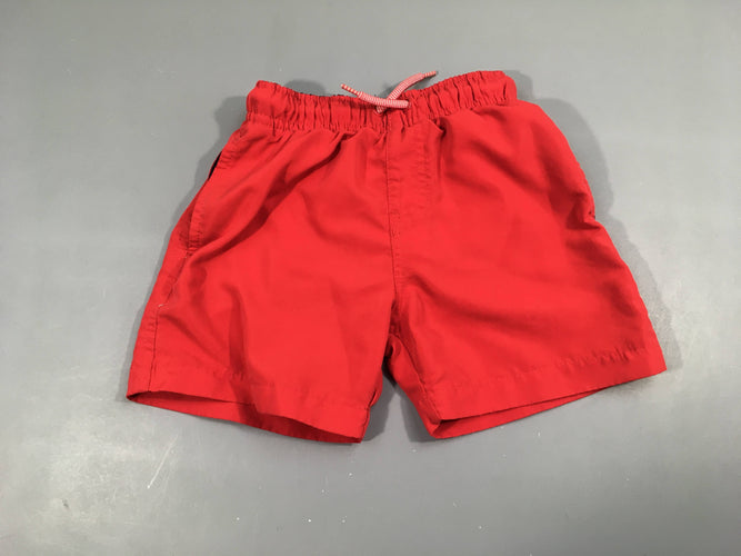 Maillot short rouge, moins cher chez Petit Kiwi