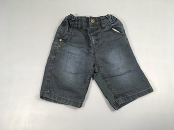 Bermuda Denim mini carreaux