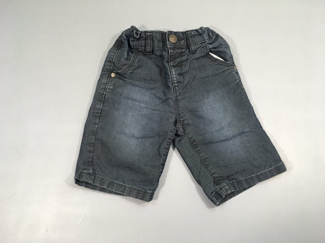 Bermuda Denim mini carreaux, moins cher chez Petit Kiwi