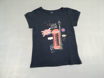 T-shirt m.c bleu foncé London