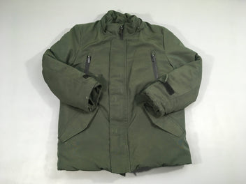 Manteau vert foncé sans capuche