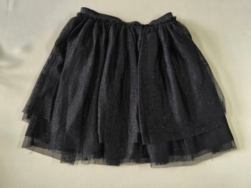 Jupe tulle noire à paillettes