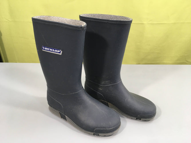 Bottes de pluie bleu foncé Dunlop - taille 31, moins cher chez Petit Kiwi