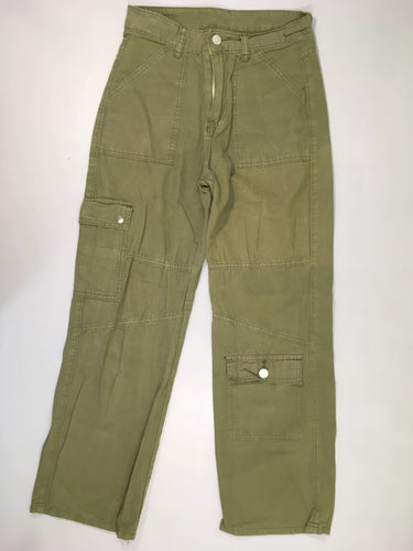 Pantalon cargo vert, moins cher chez Petit Kiwi