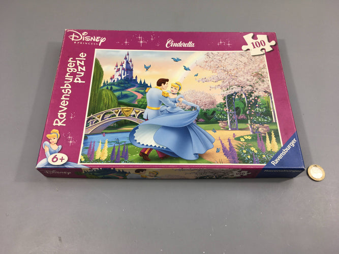 Complet puzzle 100pcs Cendrillon, 6+, moins cher chez Petit Kiwi